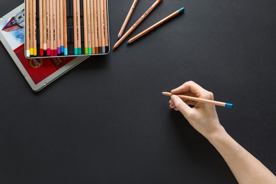 Mat&eacute;riel beaux-arts crayons & pastels